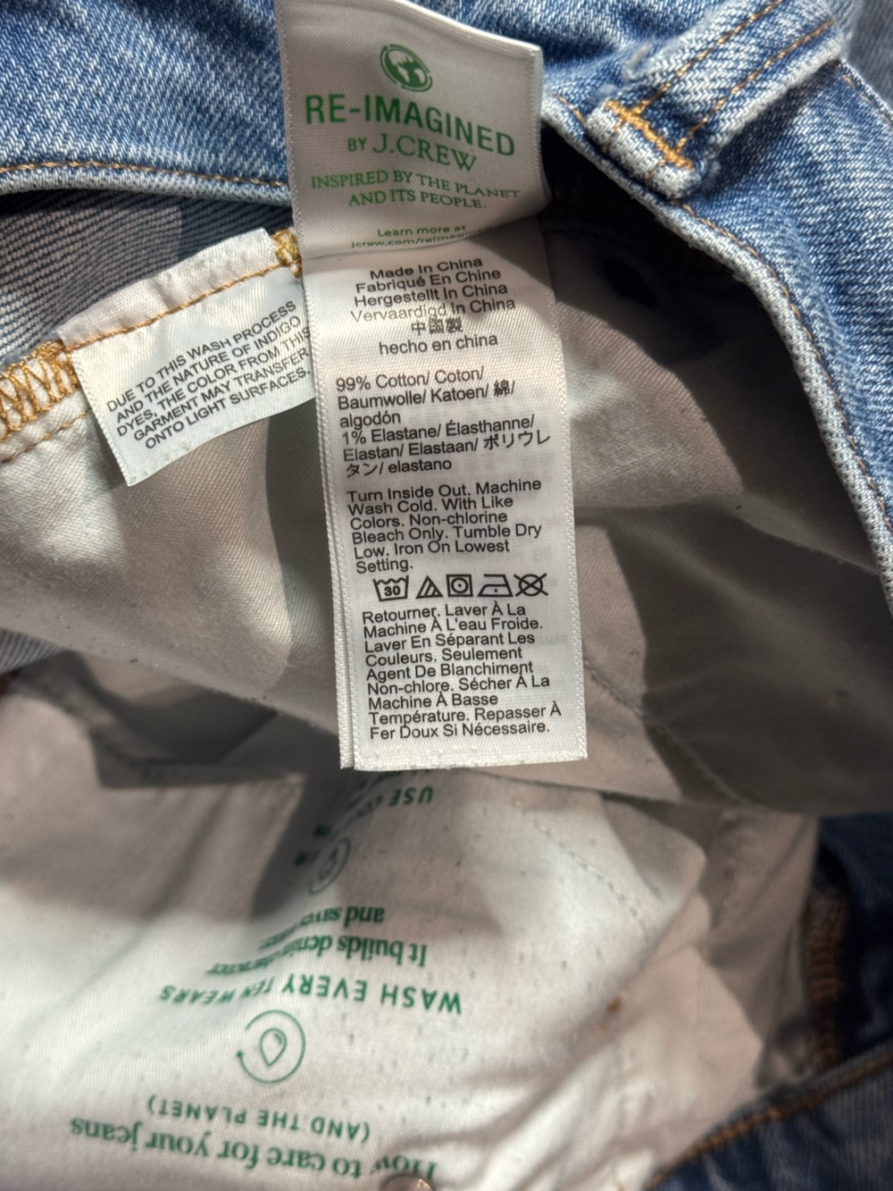 J. Crew Slim Wide Leg Jeans size 30T - Picture 7 of 12
